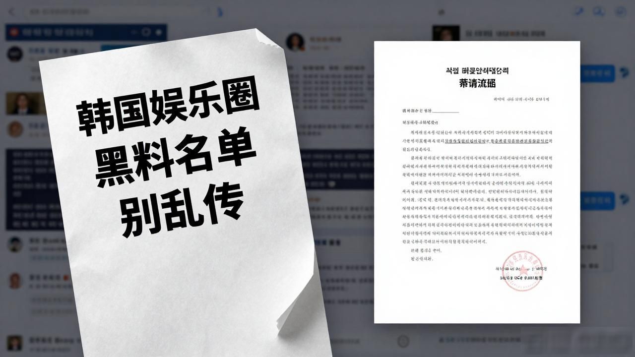 韩国娱乐圈"黑料名单"别乱传，看完这篇你再决定要不要吃瓜